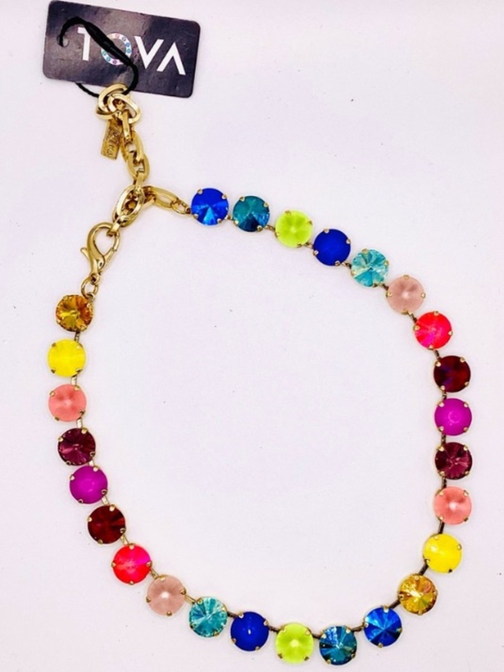 NWT TOVA SOFIA NECKLACE IN CANDY CRUSH - Picture 12 of 12
